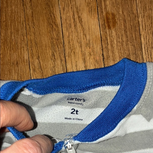 Kids Striped and Patterned One Piece Footed Pajamas - Picture 8 of 13